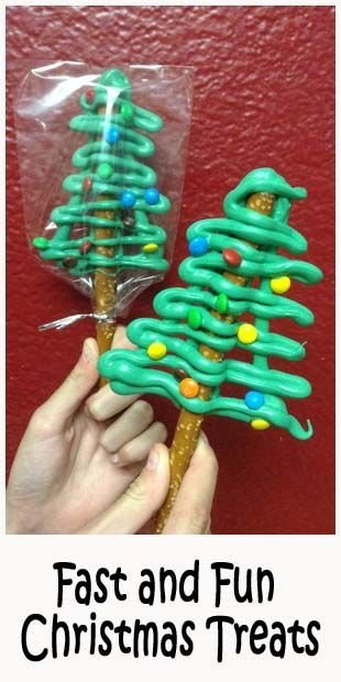 Chocolate Pretzel Trees