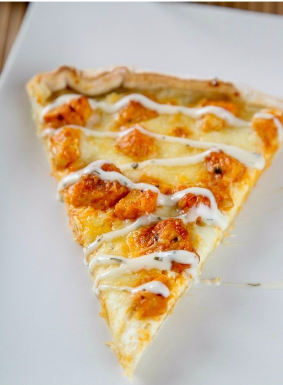 Homemade Buffalo Chicken Pizza