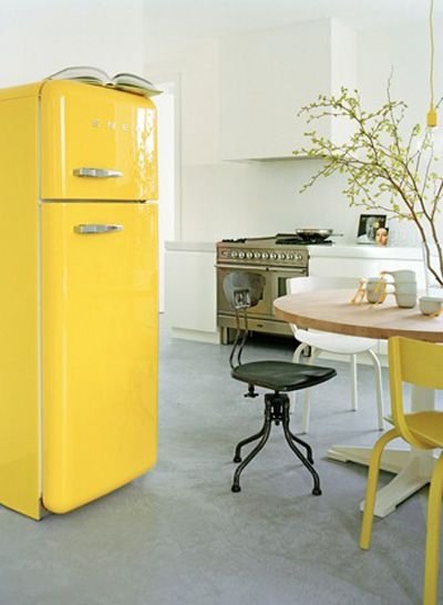 Yellow Fridge