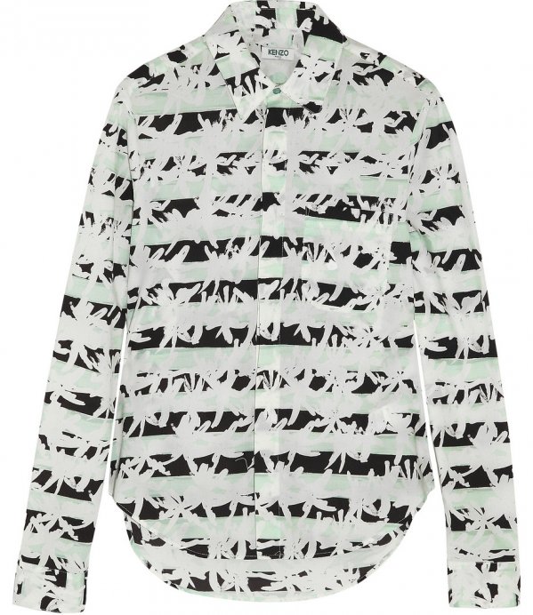 Kenzo Palm Print Shirt