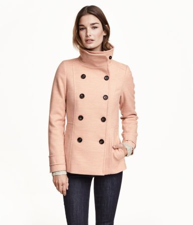 Blush Pink Short Coat