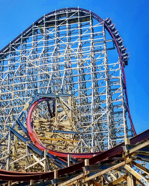 amusement ride, amusement park, roller coaster, landmark, structure,