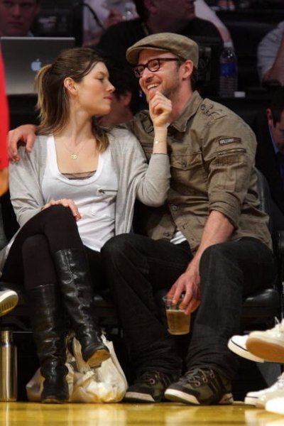 Justin Timerlake and Jessica Biel