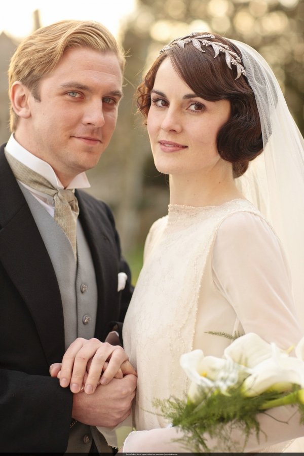 Lady Mary and Matthew Crawley-Downton Abbey