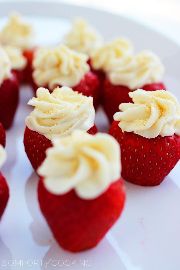 Heavenly Filled Strawberries