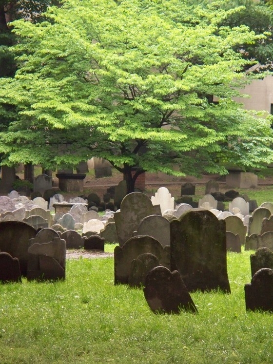 Then to the Granary Burying Ground