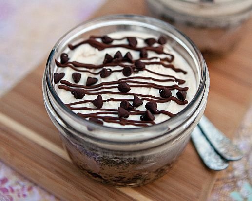 Ice Cream Cake in a Jar