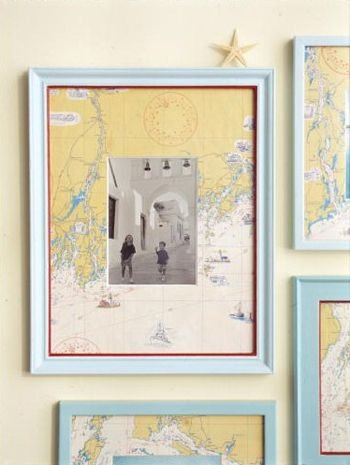 Use a Map as a Photo Mat