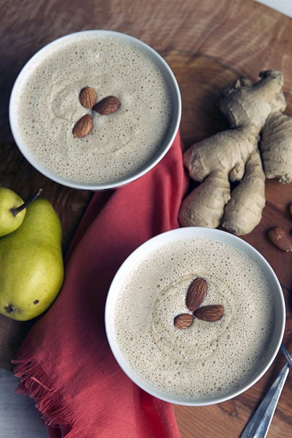 Warm Ginger Pear Smoothie