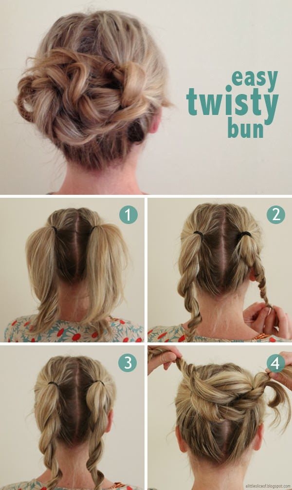 Some Days Call for an Easy Twisty Bun