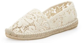 Tory Burch Jack Flat Lace Espadrille