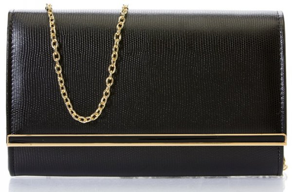 Black Flap Clutch