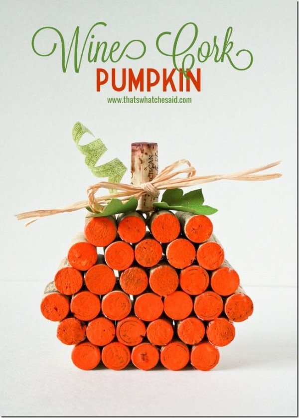 Cork Pumpkin