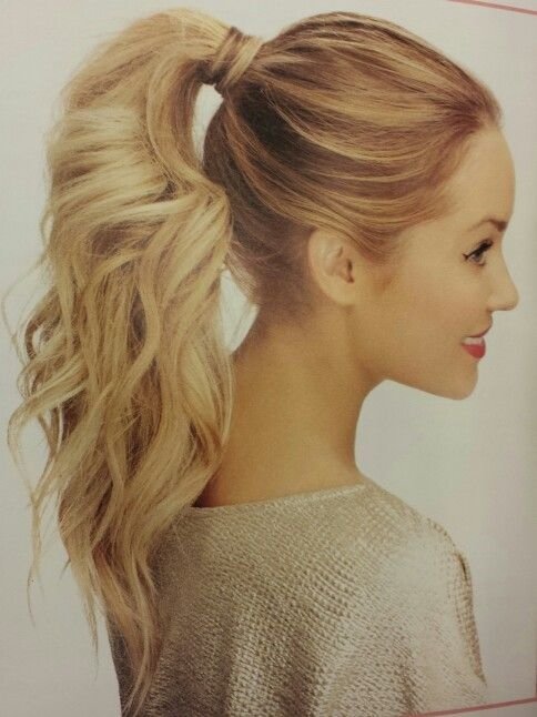 Voluminous Ponytail