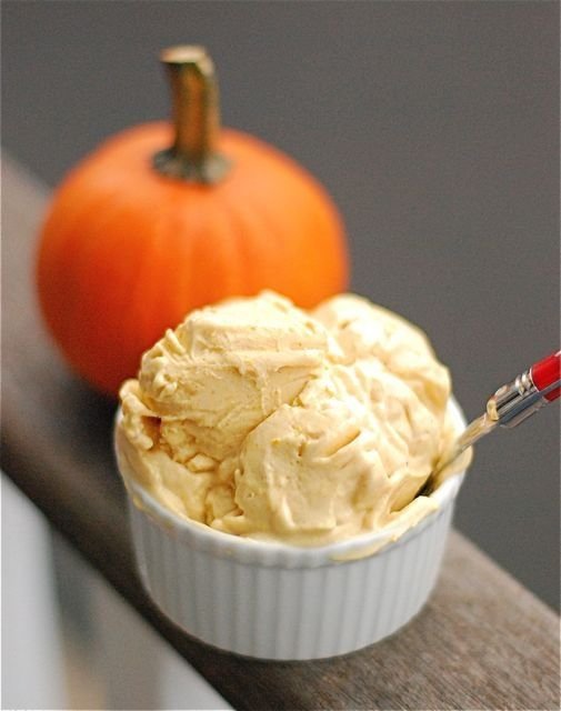 4 Ingredient Pumpkin Frozen Yogurt