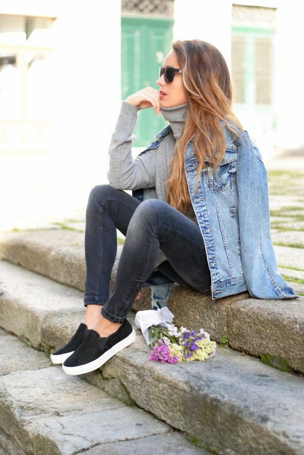 slip on sneakers with socks