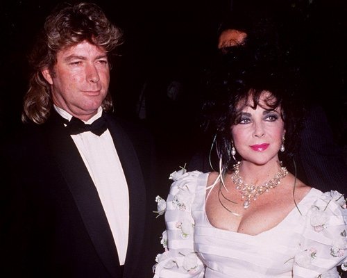 Elizabeth Taylor and Larry Fortensky