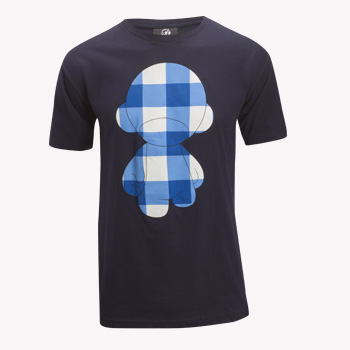 KidRobot Blue Check Munny Tee