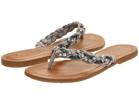 Metallic Flip Flops...