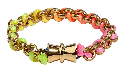 Bex Rox Golden Fluoro Friendship Bracelet