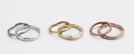 Twig Wedding Band Set...