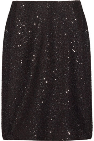 Calvin Klein Collection Mayfair Sequin Embellished Pencil Skirt