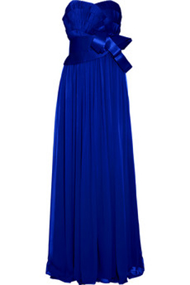 Notte by Marchesa Silk Shiffon Dress