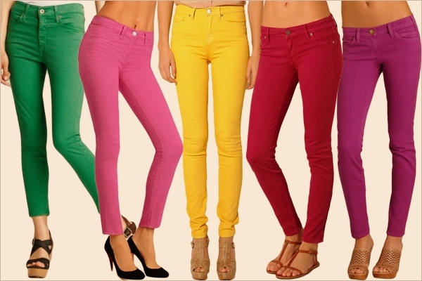 Wear Coloured Jeans