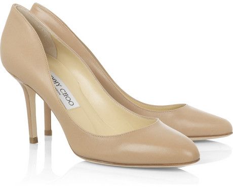 Jimmy Choo Gilbert Leather Pumps