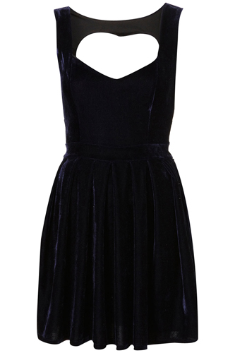 Dress up by Topshop Heart Backed Dress