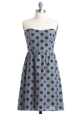 Modcloth Dots Amore Dress