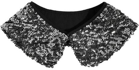 KARL Sequined Poplin Collar