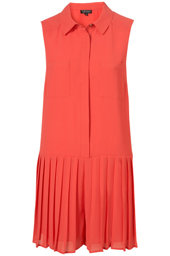 Topshop Chiffon Tennis Playsuit