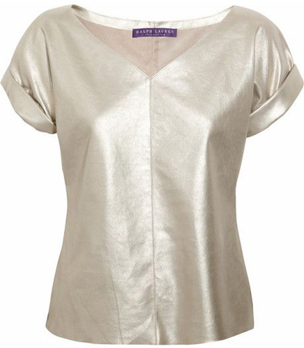 Ralph Lauren Collection Metallic Top