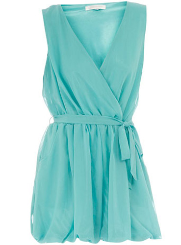 Dorothy Perkins Mint Wrap Romper