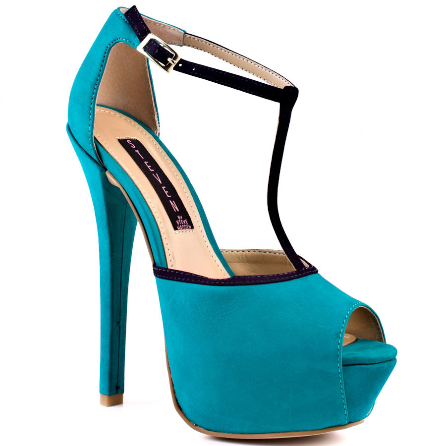 steve madden teal heels