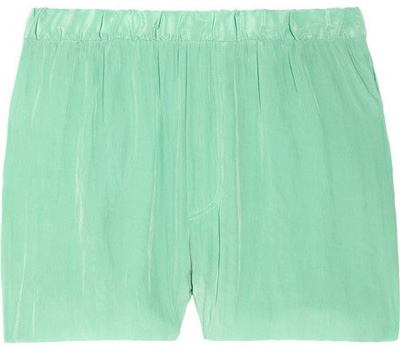 Acne Crinkled Crepe Shorts