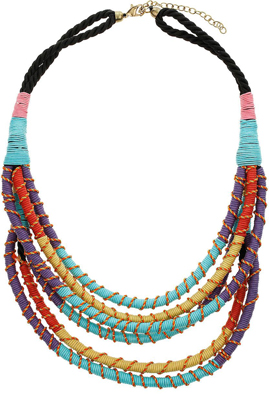 Topshop Regatta Multi Wrap Necklace