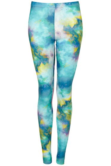 Topshop Space Print Leggings