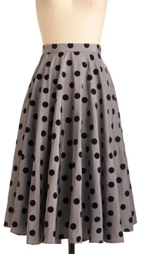 Bettie Page Polka-Dot Skirt