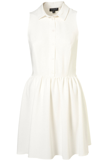 Topshop Crepe Shirt Dress
