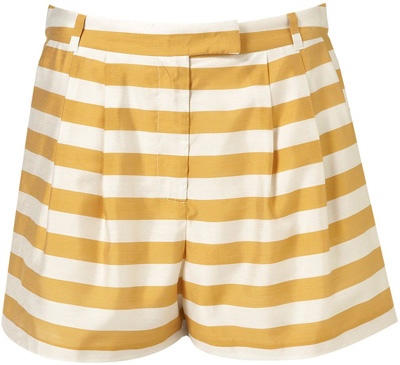 Topshop Co-ord Stripe Fluid Shorts