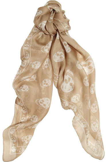 Alexander McQueen Skull Scarf