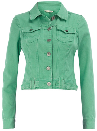 Dorothy Perkins Green Crop Jacket