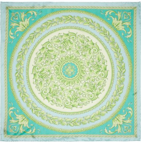 Versace Baroque Print Scarf