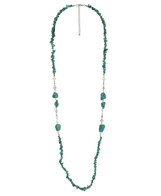 Forever 21 Cracked Stone Necklace