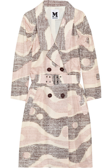 M Missoni Printed Raincoat