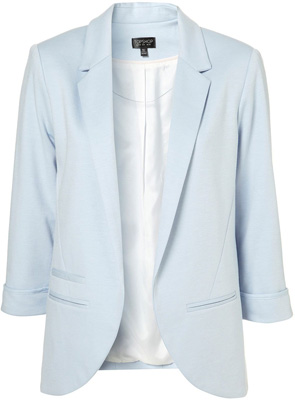 Topshop Pale Blue Boyfriend Blazer