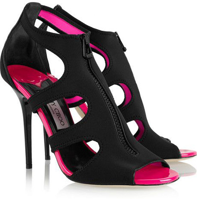 Denton Neoprene Scuba Peep-Toe Sandals