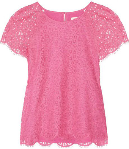 J.Crew Raindrop Lace Top